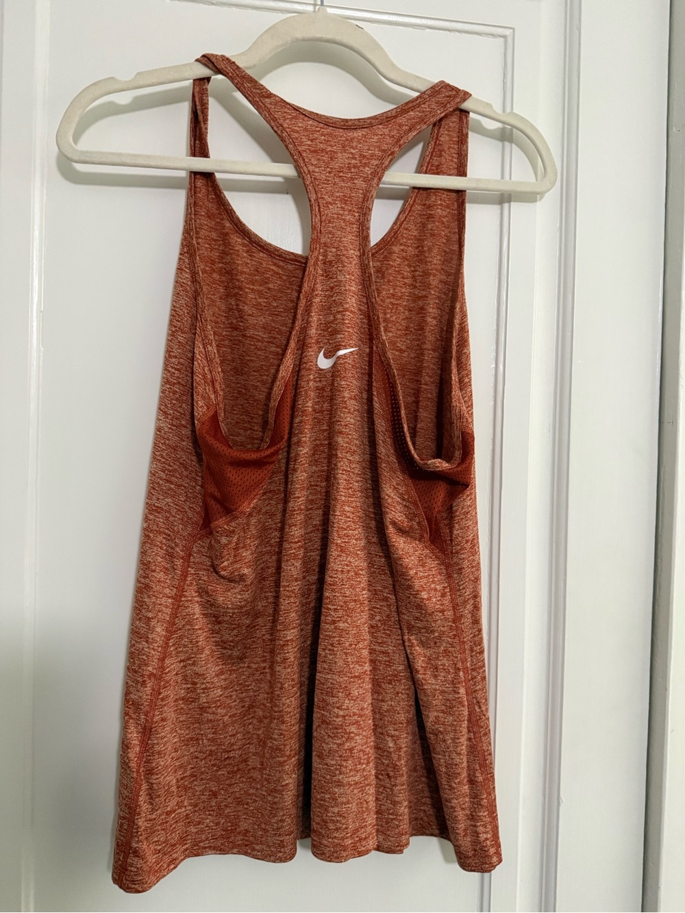 Nike Women’s Racerback Tank Top - Heathered Rust Orange